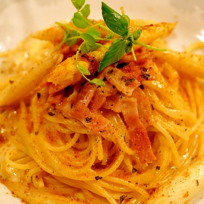 ホワイトアスパラのクリームパスタ レシピ 作り方 By なまらbuono 楽天レシピ